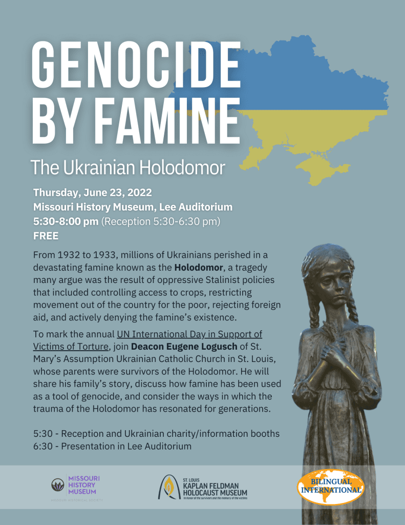The Ukrainian Holodomor at 90 – UN Day in Support of Victims of Torture